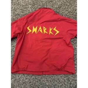 Vintage 80's King Louie Pro Fit Jacket Red "Snarks" Workwear USA Mens Size Large